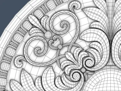 Ceiling Medallion 3D model buy