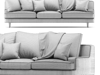 Roche Bobois green 02 3D model