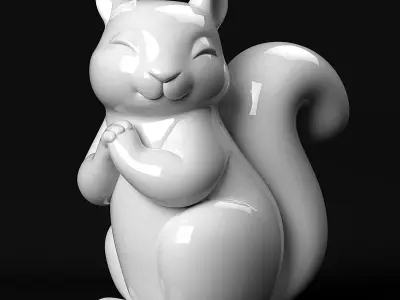 Squirrel 3D print model