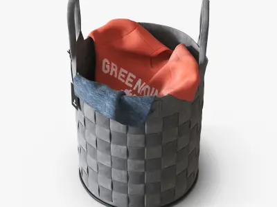 Laundry basket 3D model buy