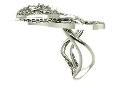 Snake ring 3D print model