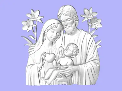 sagrada familia de nazare 3D model