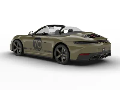 Porsche 911 Spirit 70 2025 3d model 3D model
