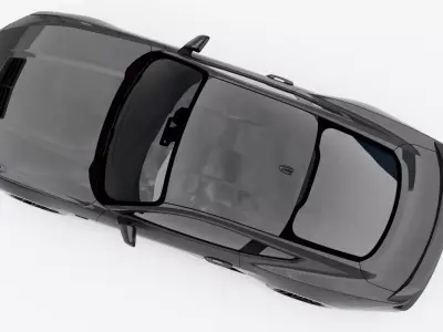 Ford Mustang GT 2024 Low-poly 3D model