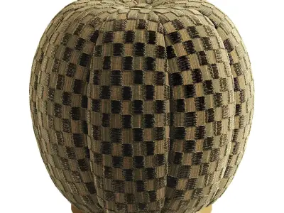 Sofia Footstool by Soho Home Exclusive to Selfridges 3D model