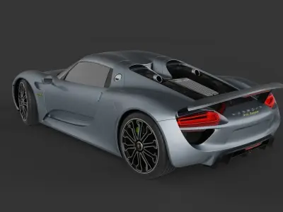 Porsche 918 Spyder 3D model