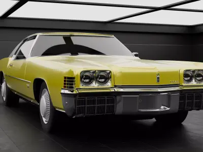 1972 Oldsmobile Toronado 3D Model 3D model