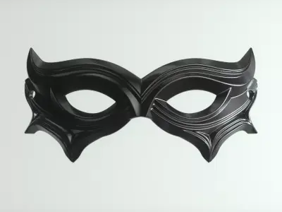 Carnival Mask 02 3D print model