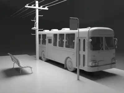 The Bus 3D model