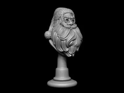 Santa Claus Bust 3D print model