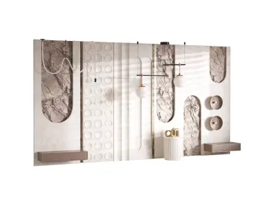 Decorative Wall panel  61 3D model