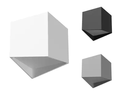 21147x Quadro Lightstar Ceiling light 3D model