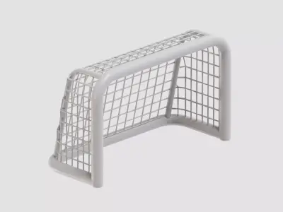 Football Goal post Low-poly 3D model