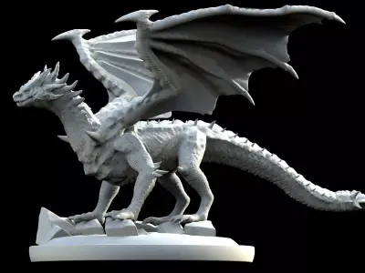 The Wise Dragon Daedalus Zbrush Project File 3D model