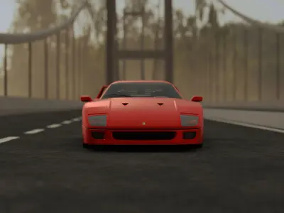 Ferrari F40 3D model