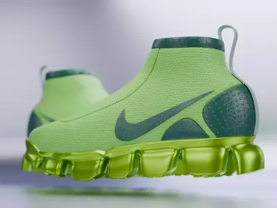 Nike vapor mars - Green 3D model