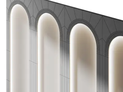 Decorative V14 Wall Panels 3D model