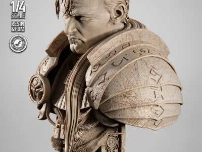 STAR WARS Exar Kun Portrait Bust 3D print model