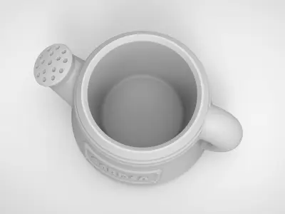 watering can pattern vase 3D print model