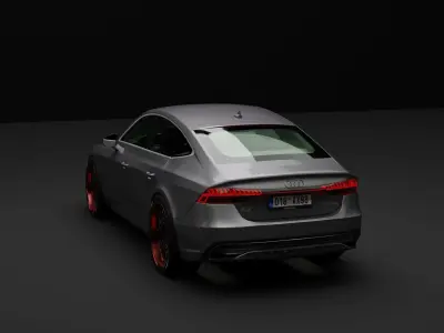 Audi A6 3D model by sukhdhillon