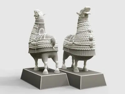 Metal Horse 3D model