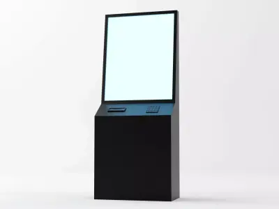 Digital Automated Teller Machine 3D Model Low-poly 3D model