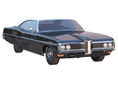 Pontiac Bonneville 1968 3D model