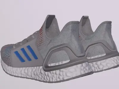 ADIDAS ULTRA BOOST SHOES PBR Low-poly 3D model