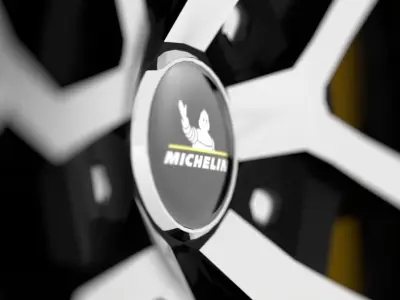 Michelin Pilot Sport Wheel and Tire 3D model
