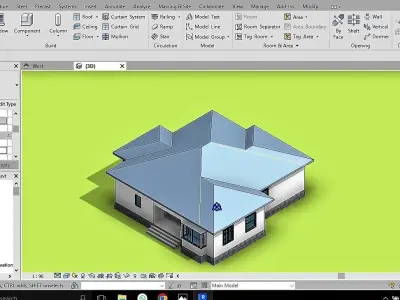 Residential HOUSE  3D model