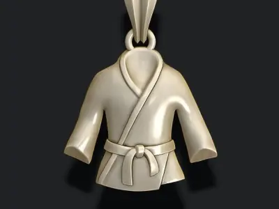 Kimono pendant 3D print model