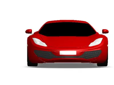 SPORTS CAR McLaren MP-12C 3D model