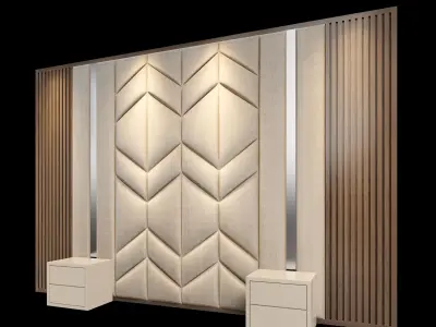 ARCHILINE Design Studio - Headboard 02 3D model