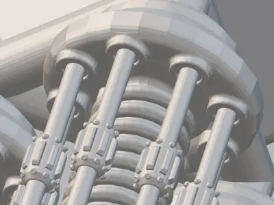 MG2-072023 Mech Graveyard Series - Reactor 1 3D print model
