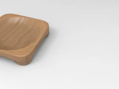 Mann Bowl Low-poly 3D model