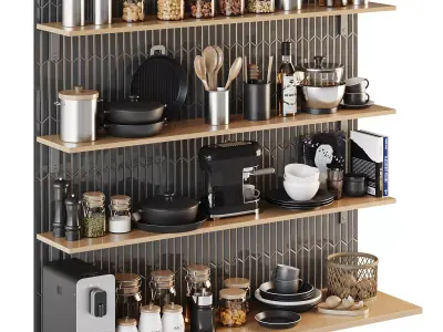 Kitchen Accessories 01 3D model get
