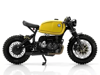 Cafe Racer R80 Motorcycle  3D model