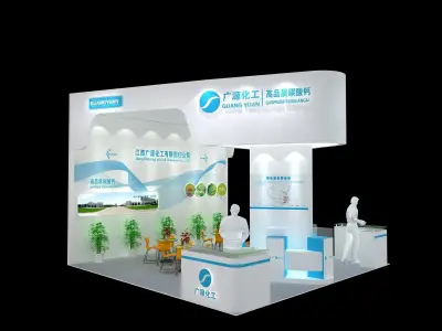 Booth - Area - 6X6-3DMAX2009-03 3D model