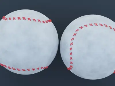Baseball 3D model