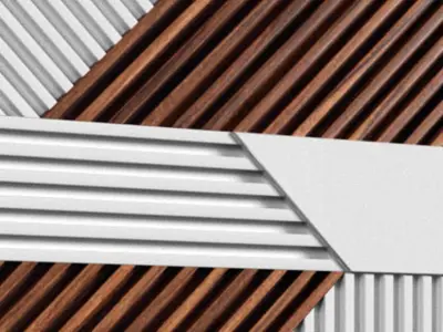 Wooden panels 2 3D model