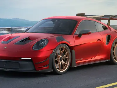 Porsche 911 GT3 RS 992 Manthey Kit 2025 3D model