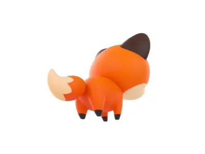 Character029 Fox 3D model