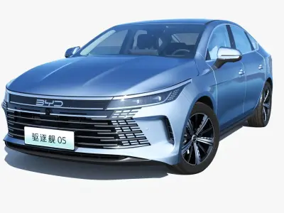 2024 BYD King DM-i With interior 3D model