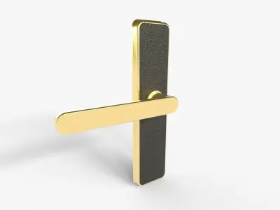 Door Lock Luxury 3D model