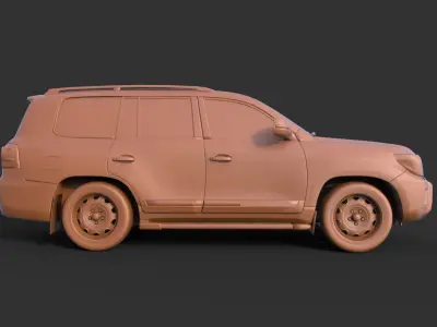 Toyota Land Cruiser 200 3D print model