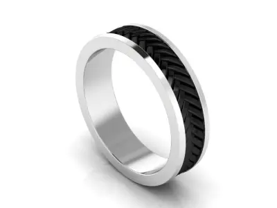 Ring M152 The luxury for woman and men wedding ring 3D print model