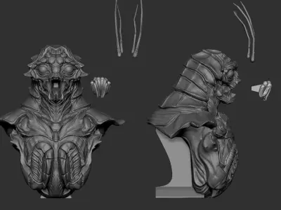 District 9 Prawn  3D print model