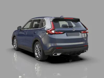 Honda CR-V 2023 HQ interior 3D model