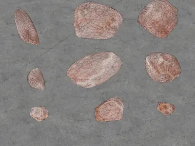Set of rocks 3d set of objects Free 3D model