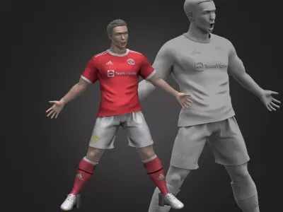  Ronaldo 3D Printable 4 3D print model